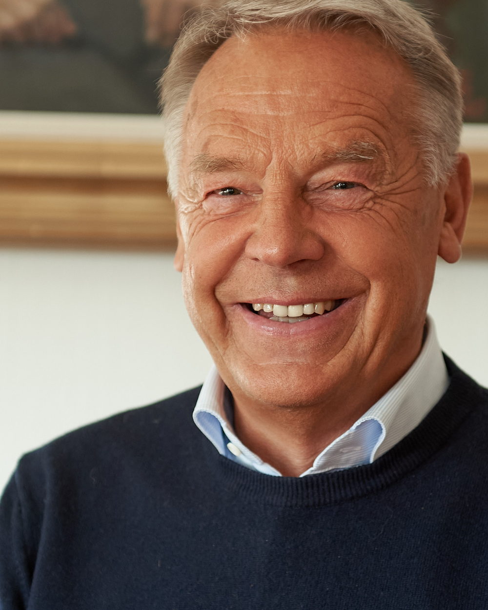 Porträtt av Ulf Bergkvist, BergkvistSiljan, fotograferat inomhus.